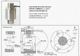 COK-50000kg稱重傳感器 意大利LAUMAS