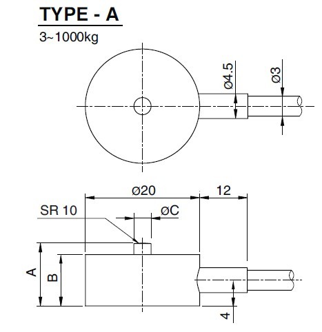 CBFS-1000KG稱(chēng)重傳感器